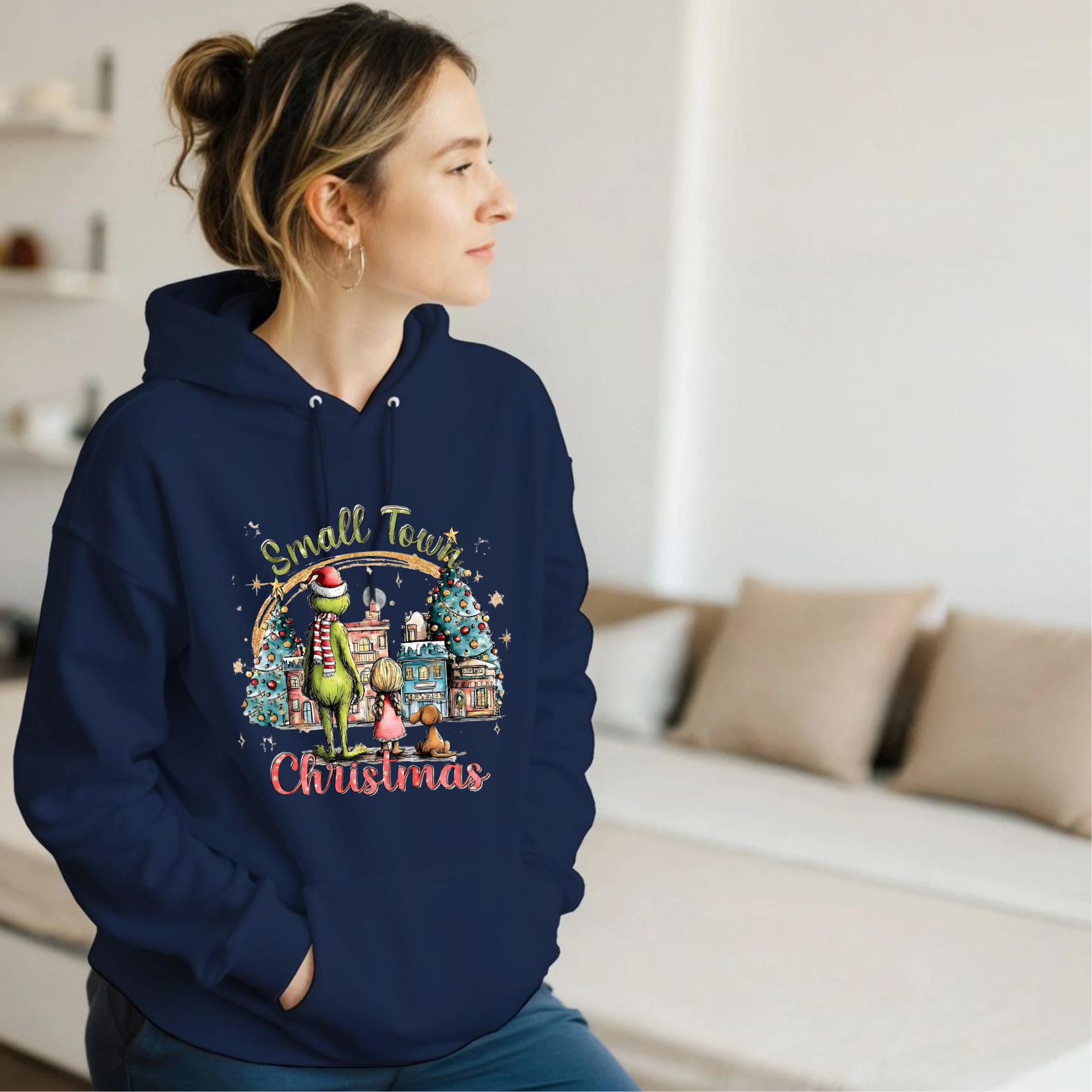 Small Town Christmas Unisex Hoodie