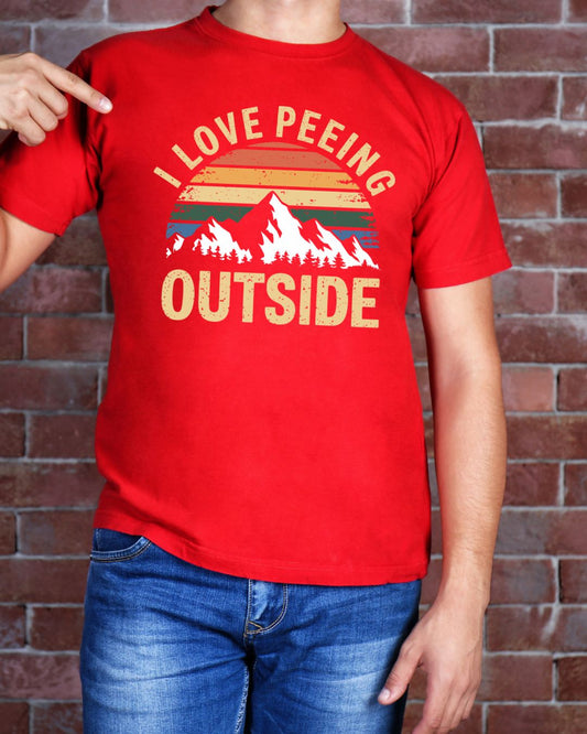 I Love Peeing Outside