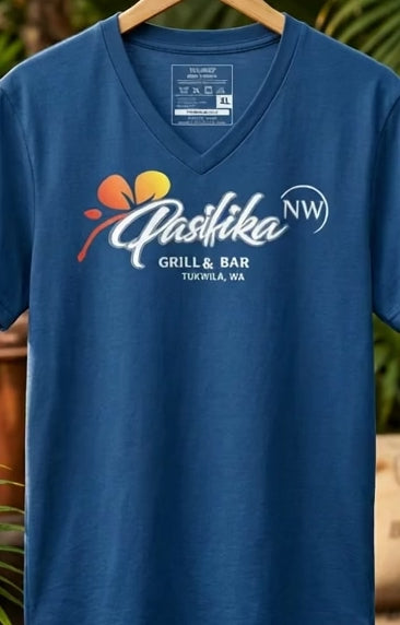 Pasifika NW Grill & Bar V-Neck T-Shirt